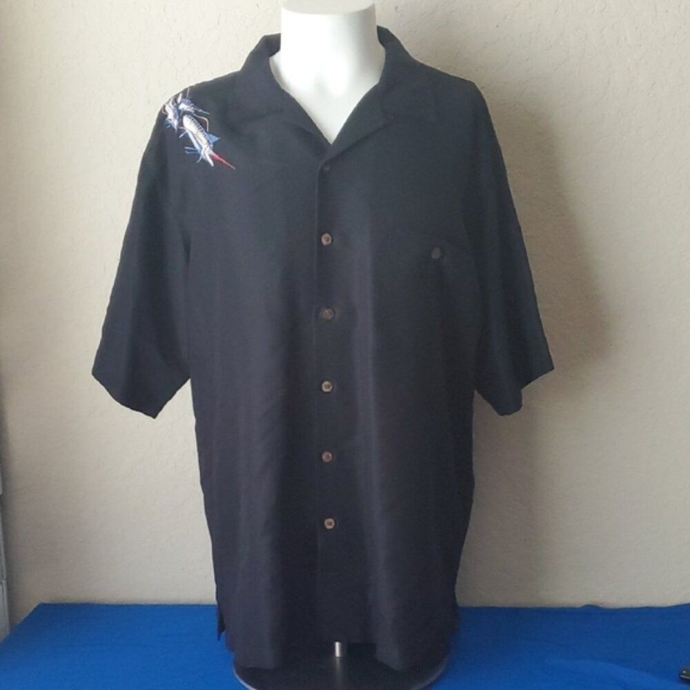 Hook & Tackle Limited Edition Christmas Santa Marlin Button-Up Shirt